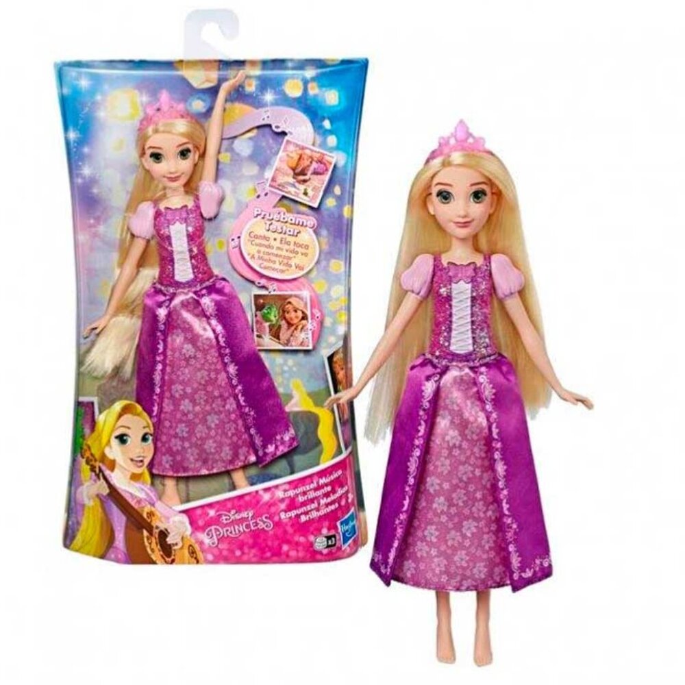 New in Box-Hasbro Disney Princess Shimmering Song Rapunzel, Singing Doll
